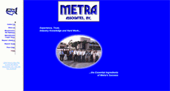 Desktop Screenshot of metra-assoc.com